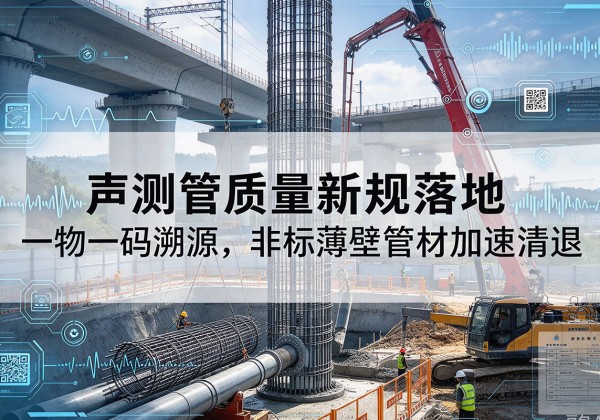 宜都声测管质量新规落地，一物一码溯源，非标薄壁管材加速清退